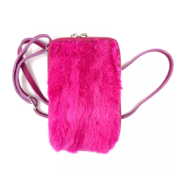 Bonnie MiniBag, Mobilecase, Mink pink, front